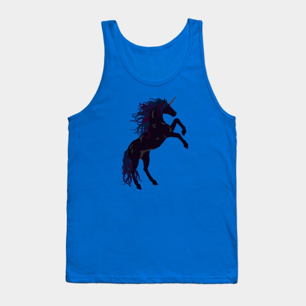 Gothic Unicorn Tank Top by PeregrinusCreative